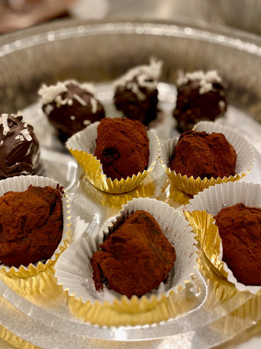 handmade truffles valrhona chocolate 