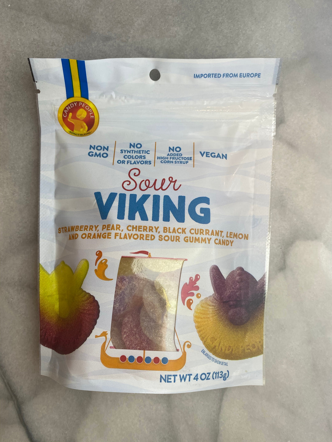 Sour Viking VEGAN 4oz GLUTEN FREE, GELATIN FREE