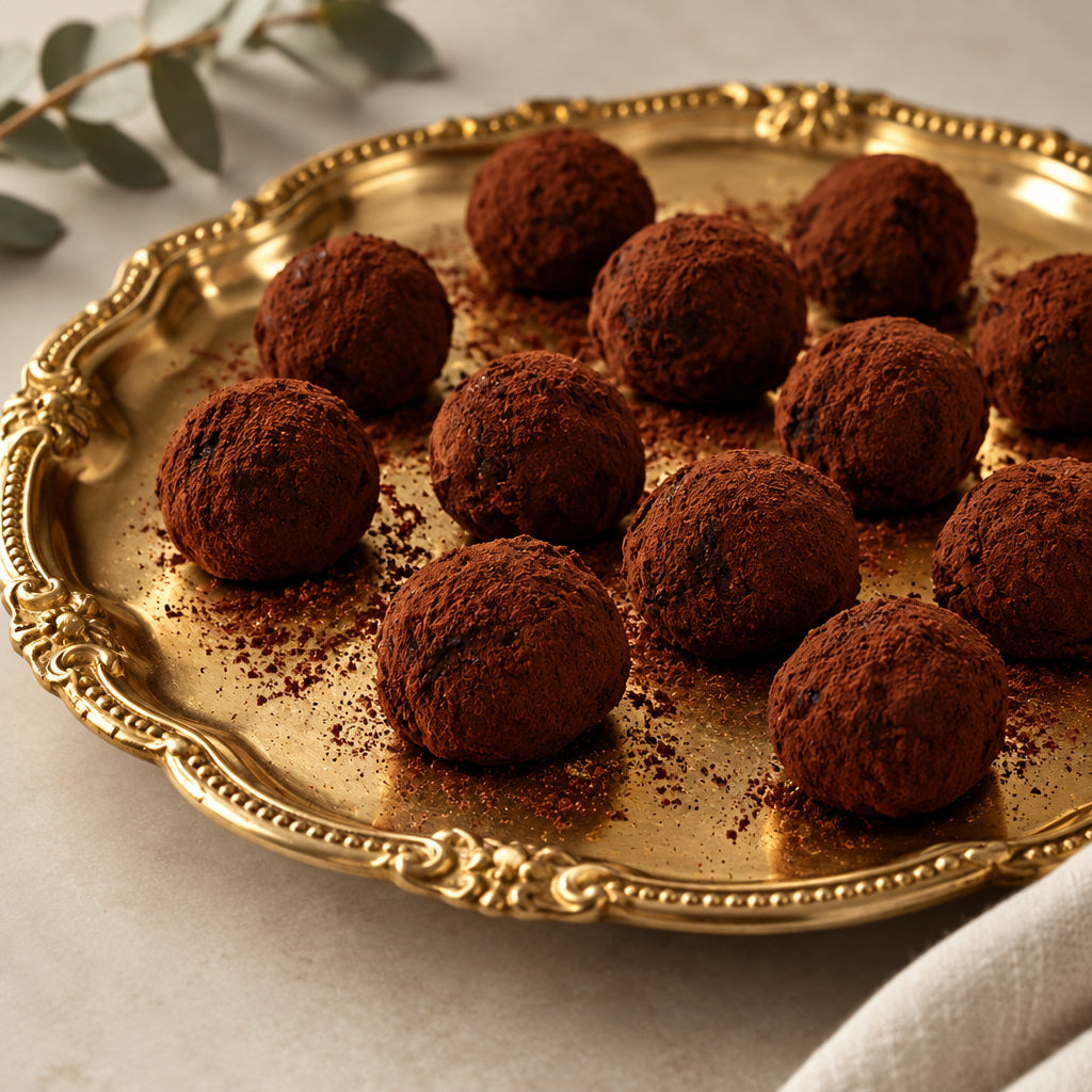 handmade truffles valrhona chocolate 