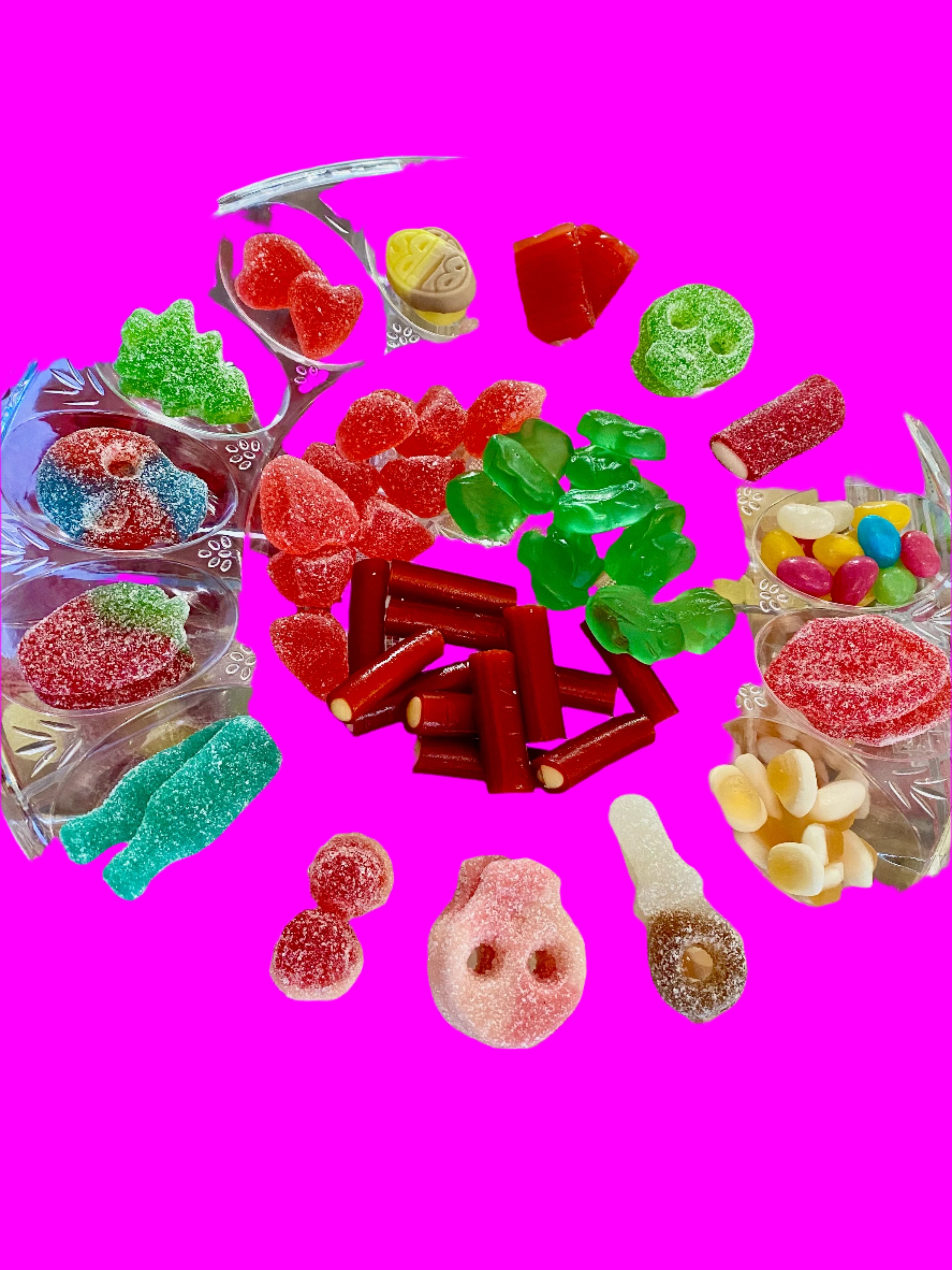 swedish candy plate