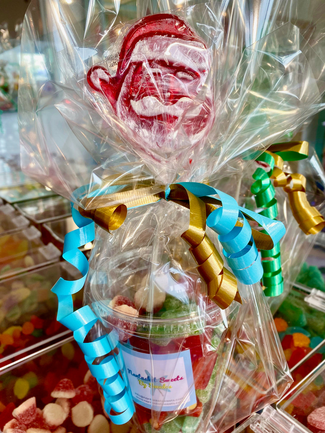 Magic Holiday Cup Lollipop on the top
