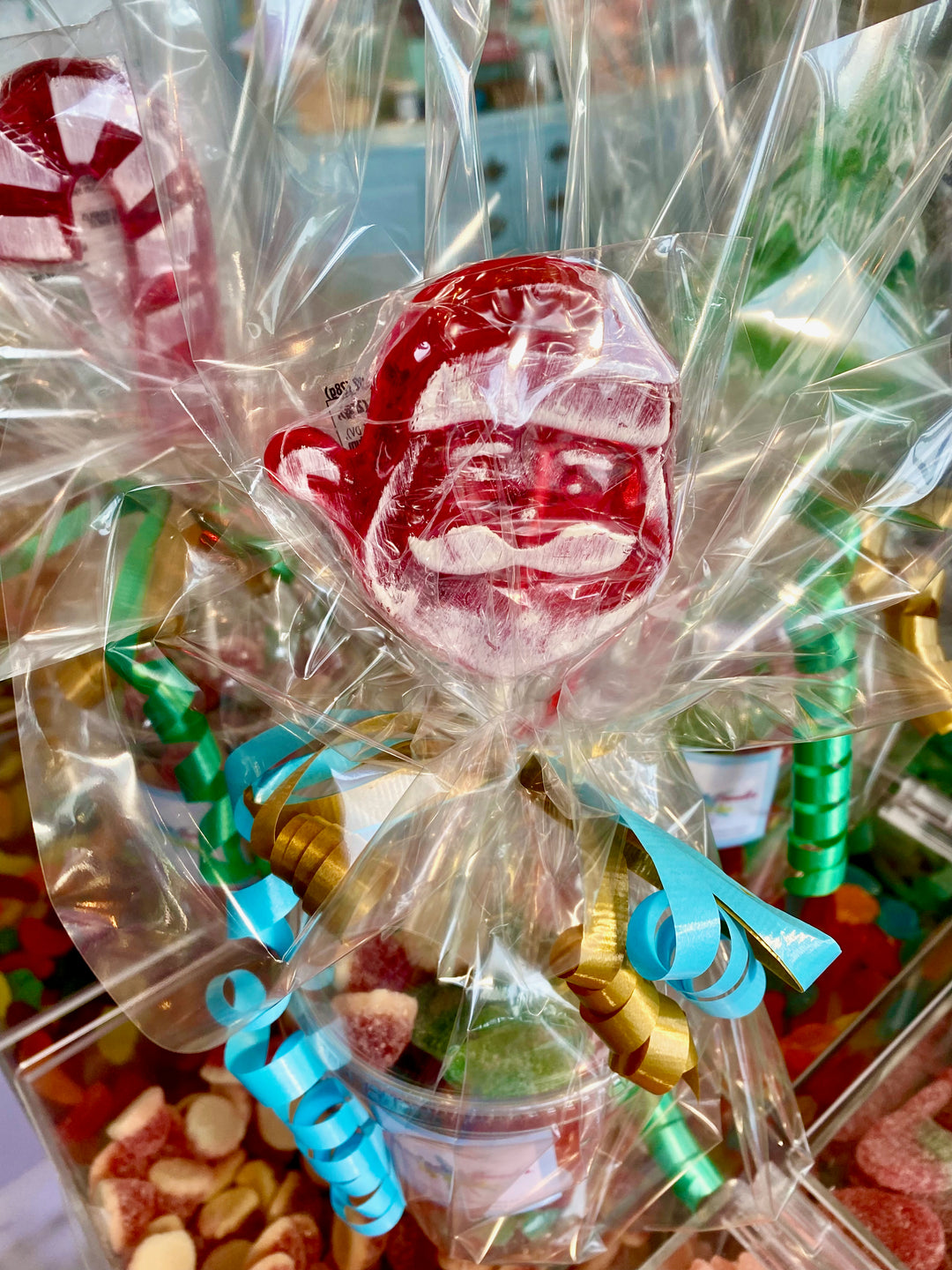 Magic Holiday Cup Lollipop on the top