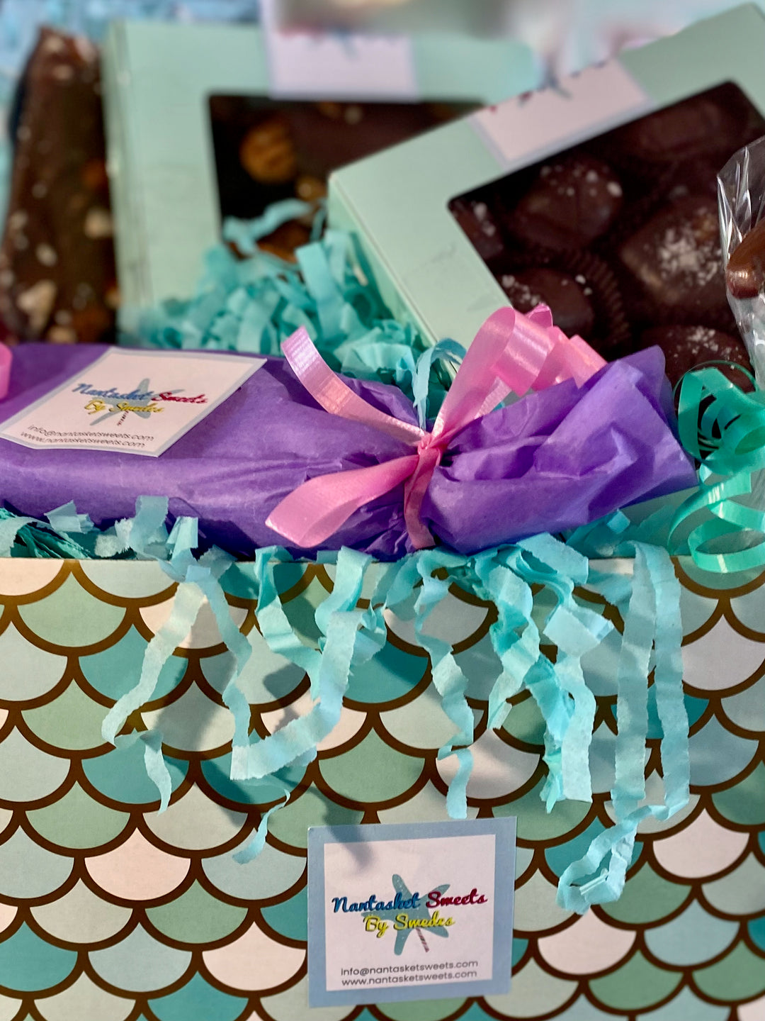 Chocolate Lovers Gift Box By Nantasket Sweets