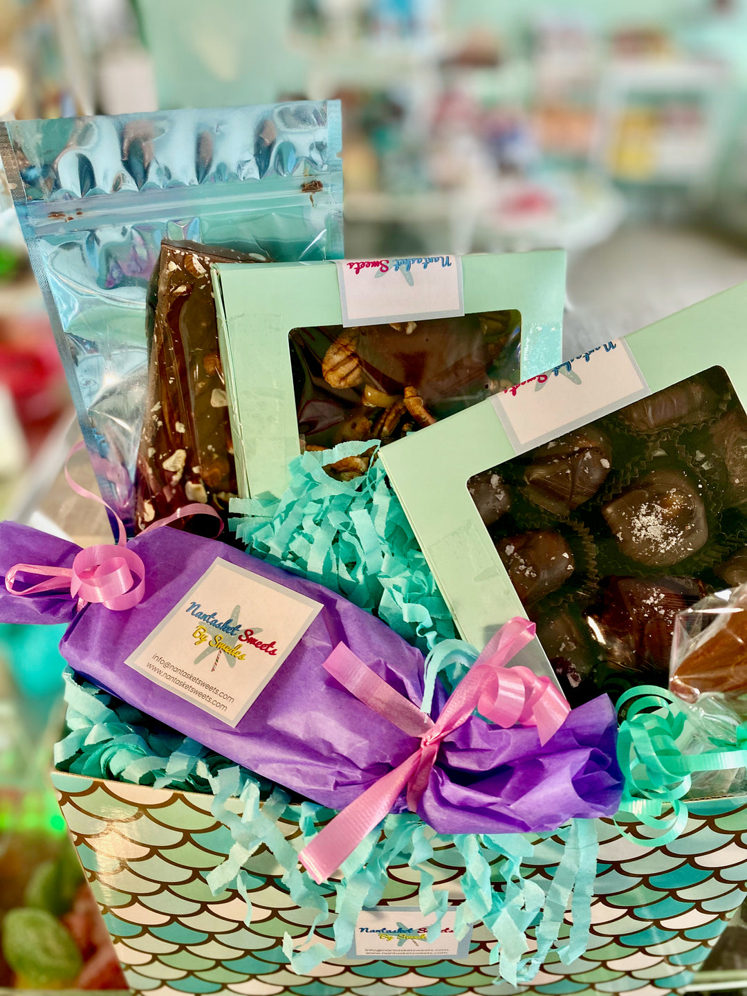 Chocolate Lovers Gift Box By Nantasket Sweets