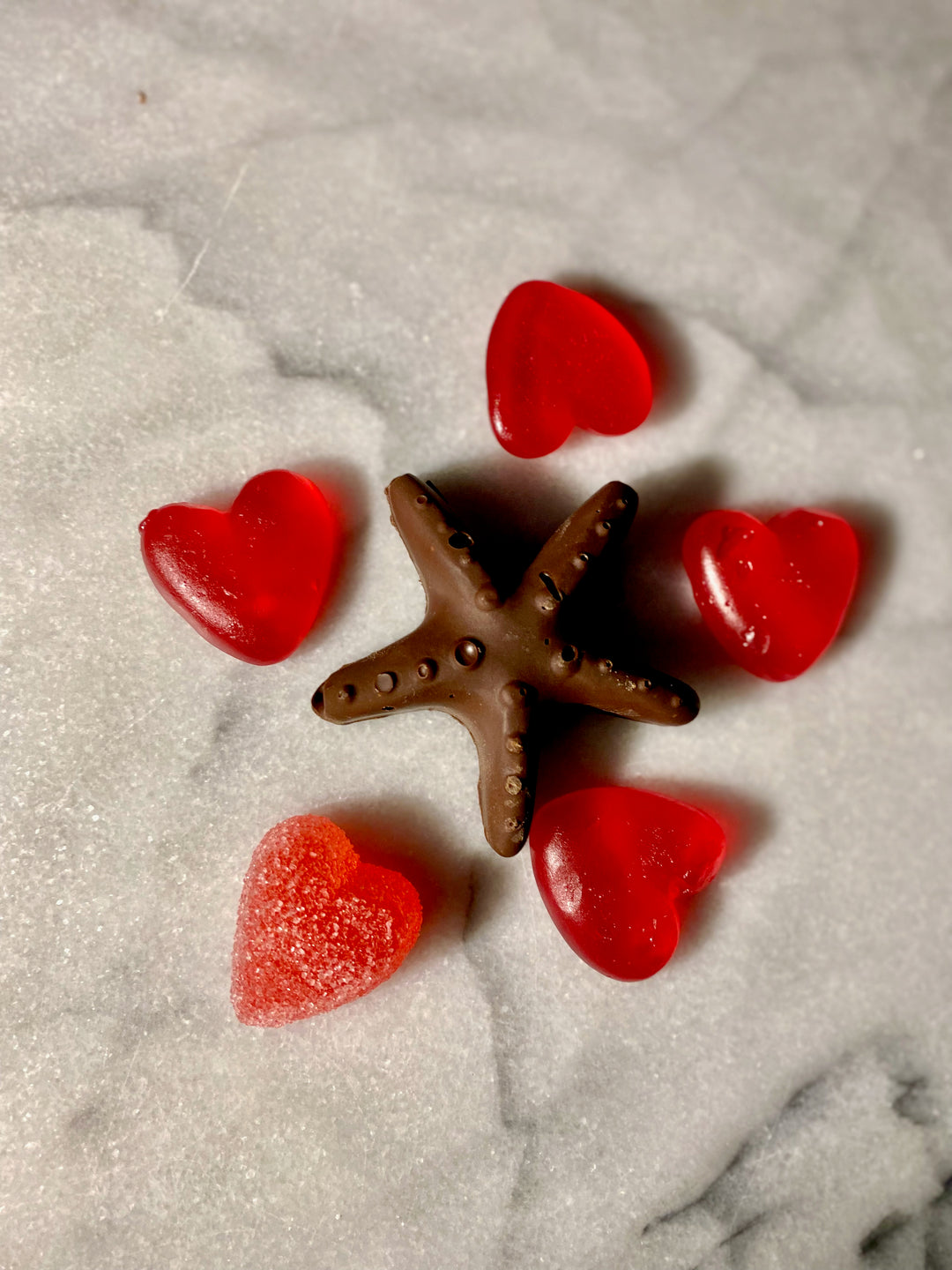 Chocolate Starfish Callebaut chocolate 3 in a bag