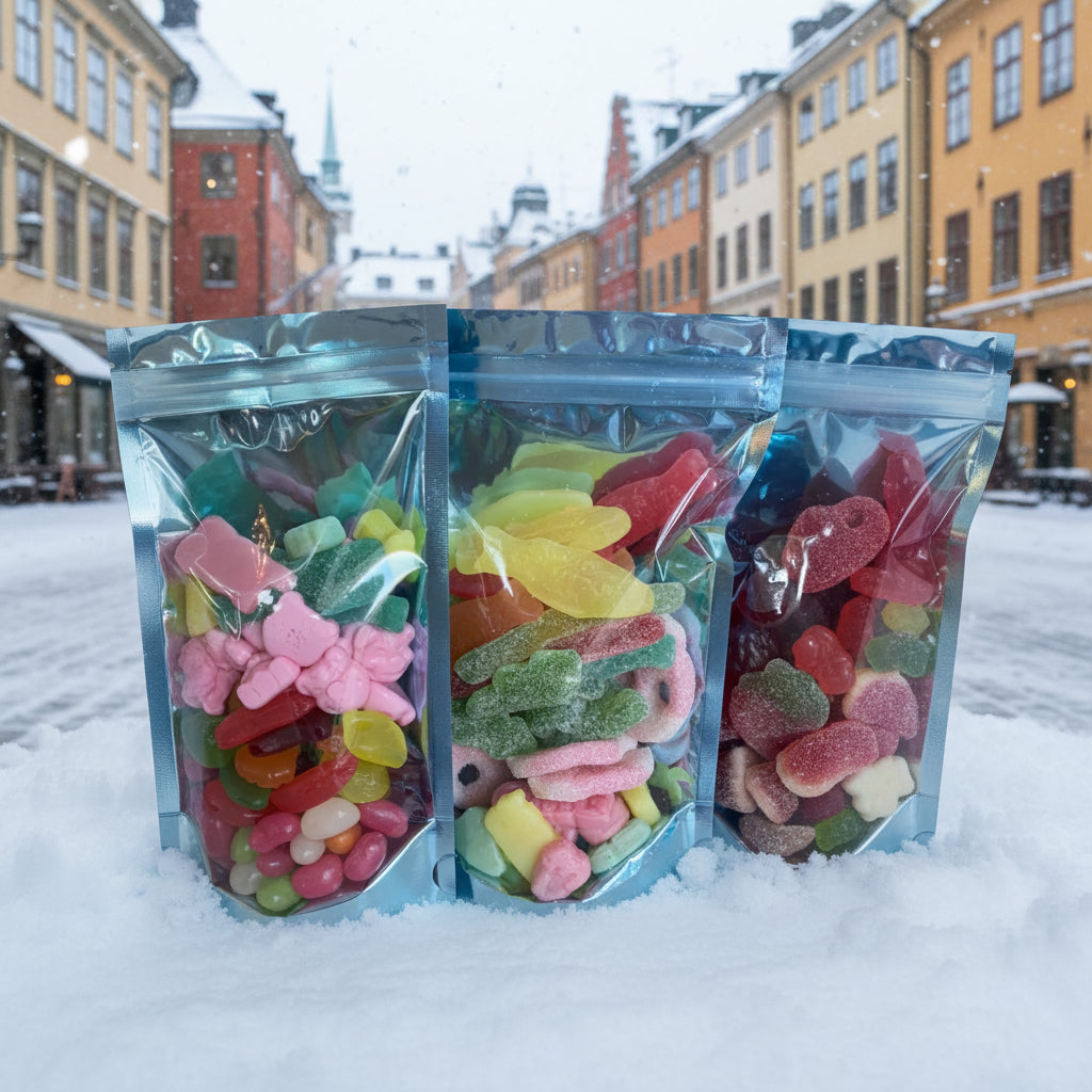 big mixed swedish candy bag 