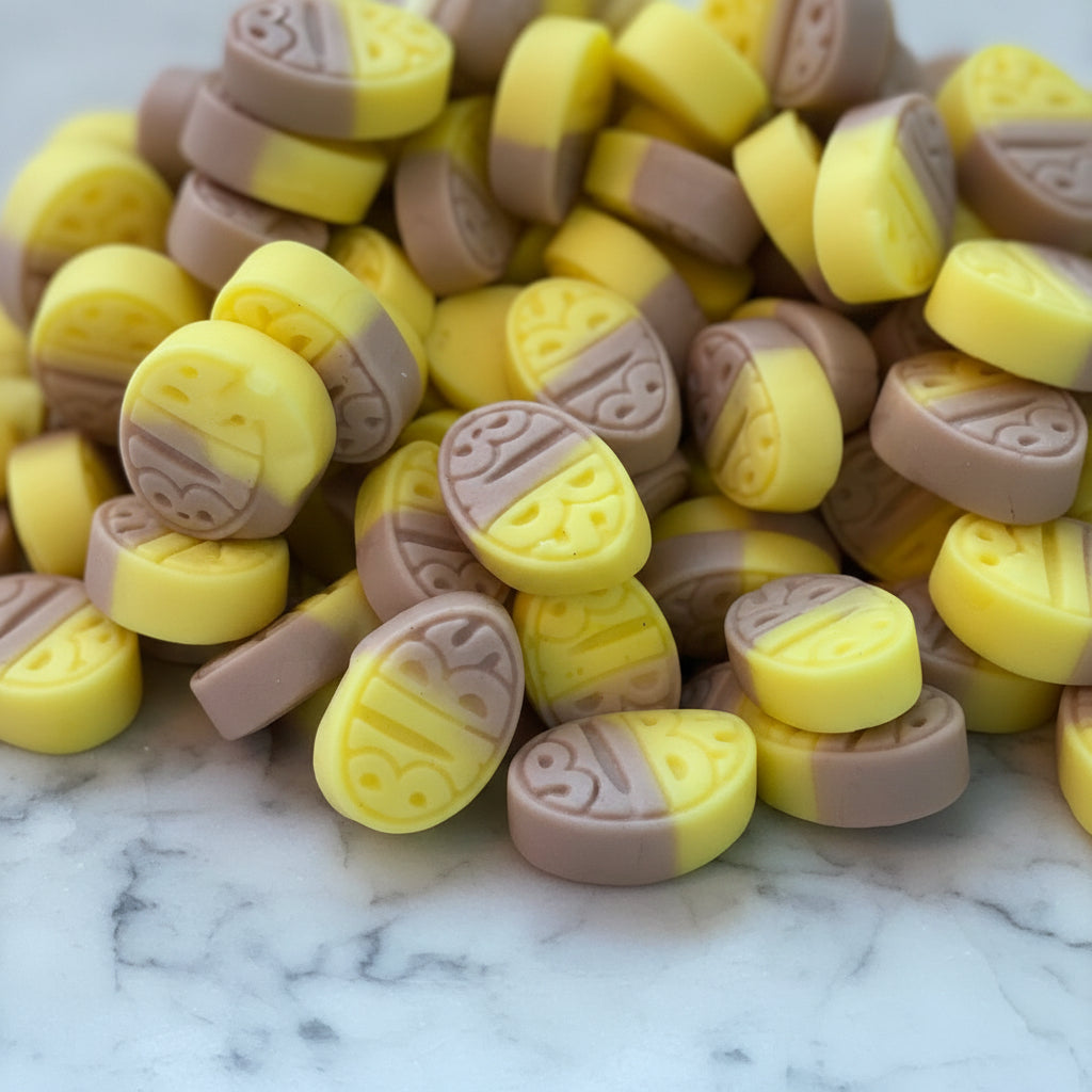 banana caramel bubs swedish candy boston