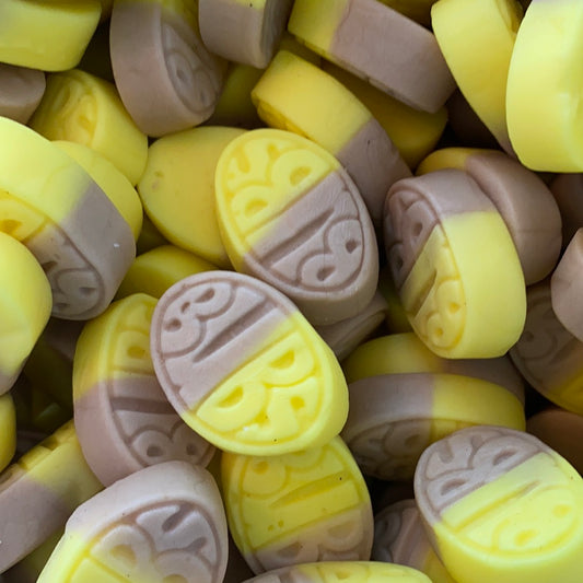 banana caramel bubs swedish candy boston