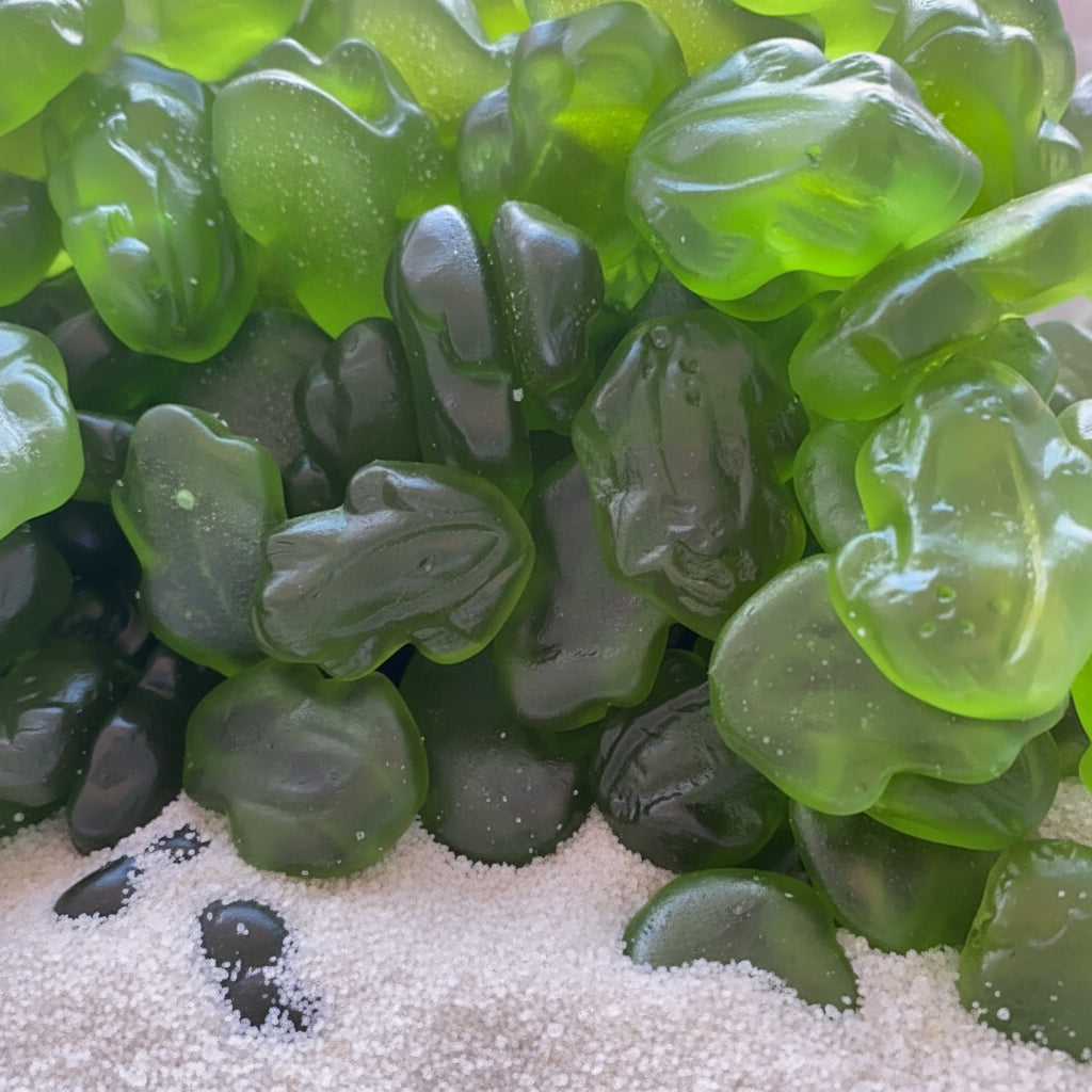 green frogs