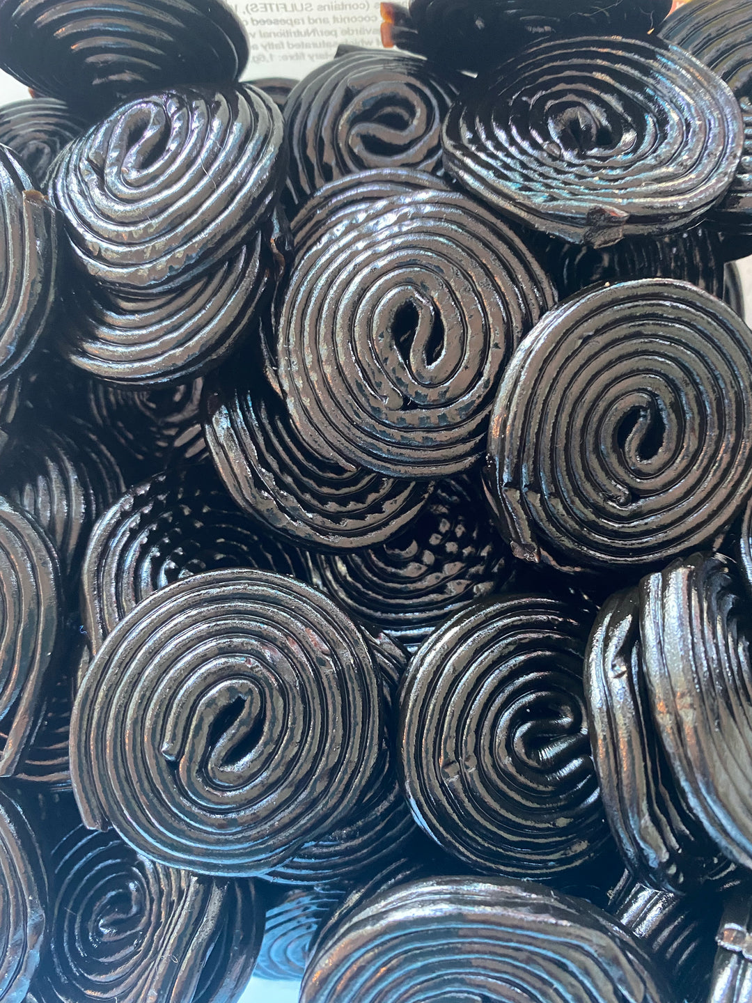 Sweet Black Licorice Rolls GELATIN FREE