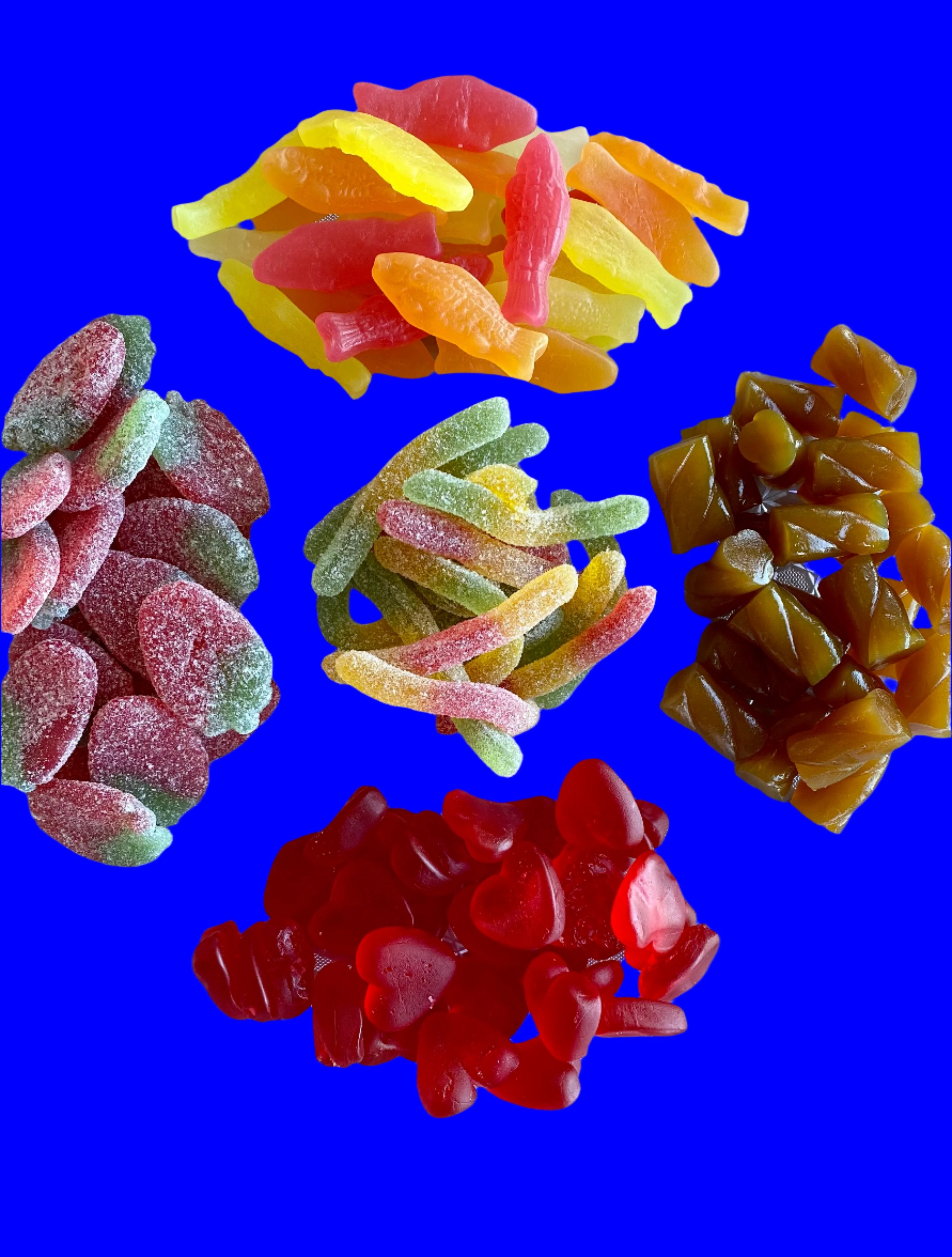 big swedish candy plate