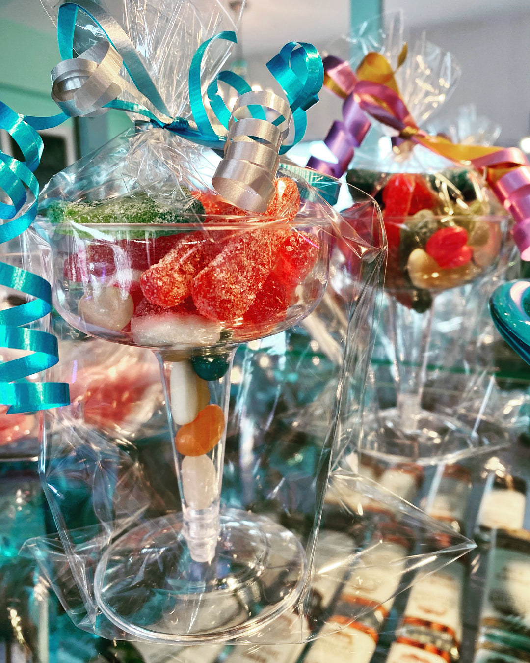 Sweet Champagne Candy Glass