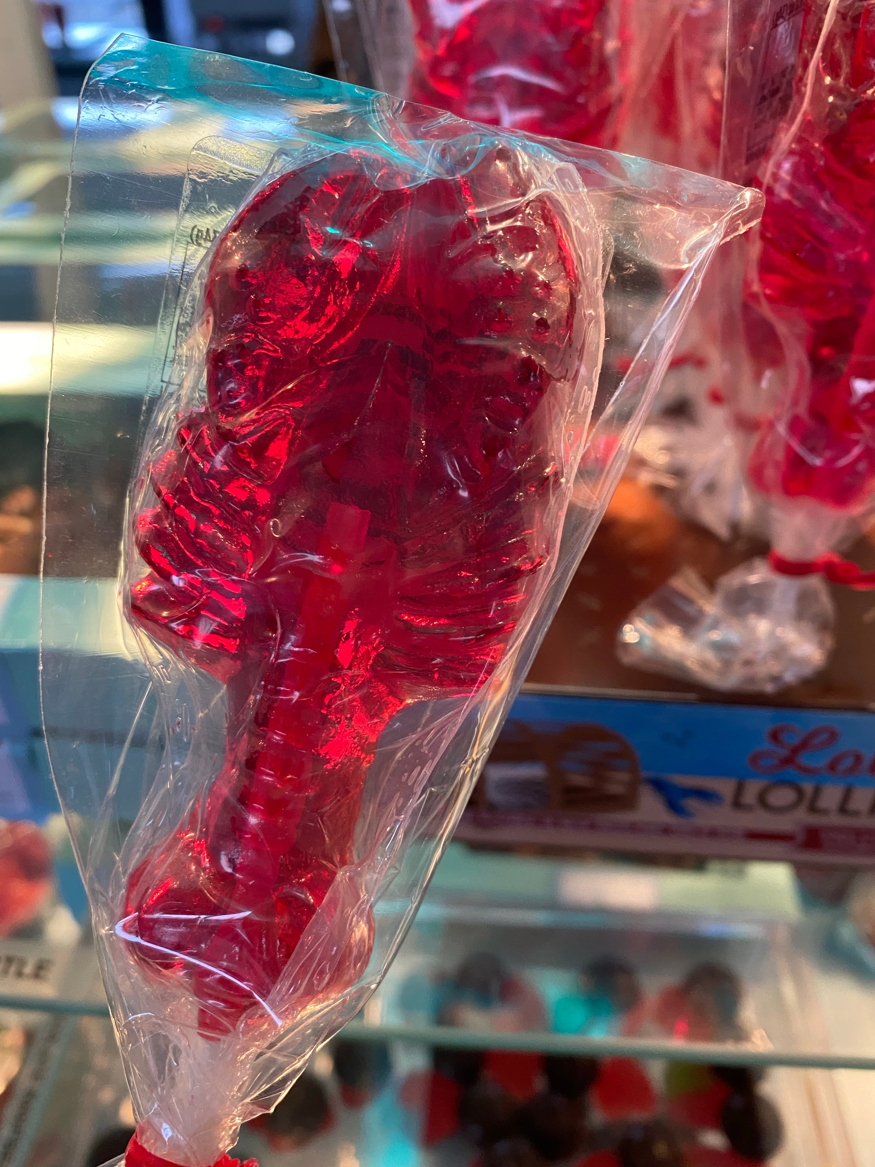 lobster barly lollipop swedish candy