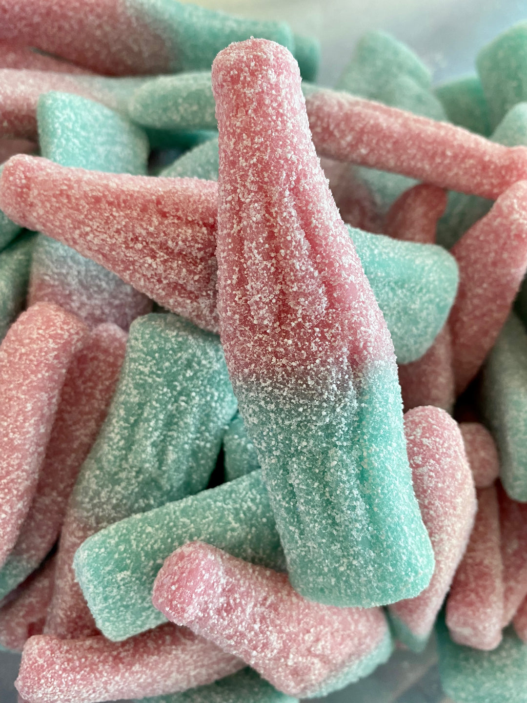Bubblegum flavored Sour Bottles   GLUTEN FREE