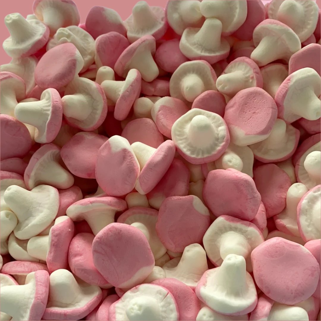 wildstrawberry marshmallow swedish candy in a jar