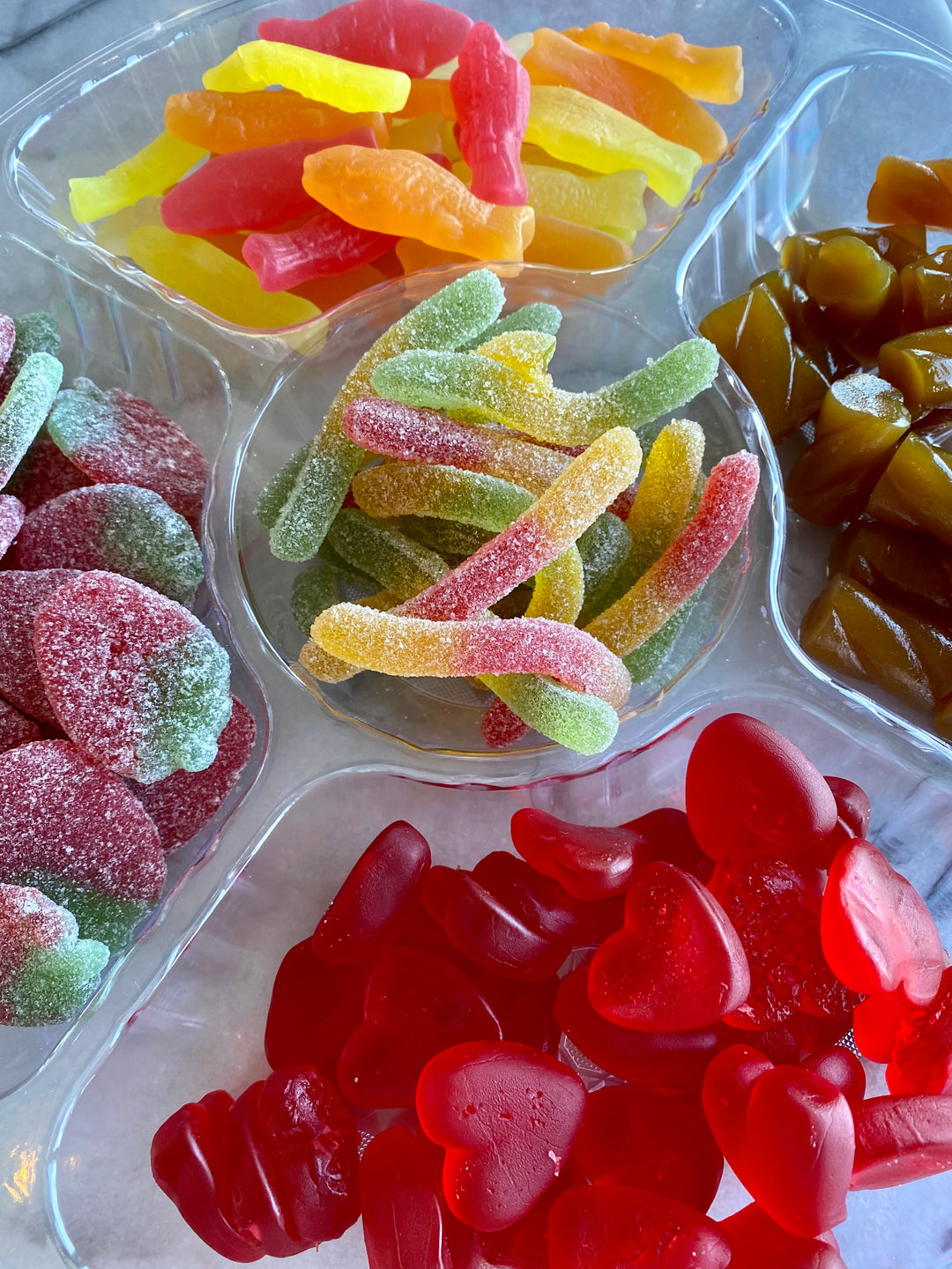 big swedish candy plate 