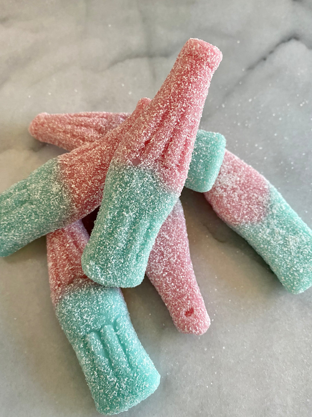 Bubblegum flavored Sour Bottles   GLUTEN FREE