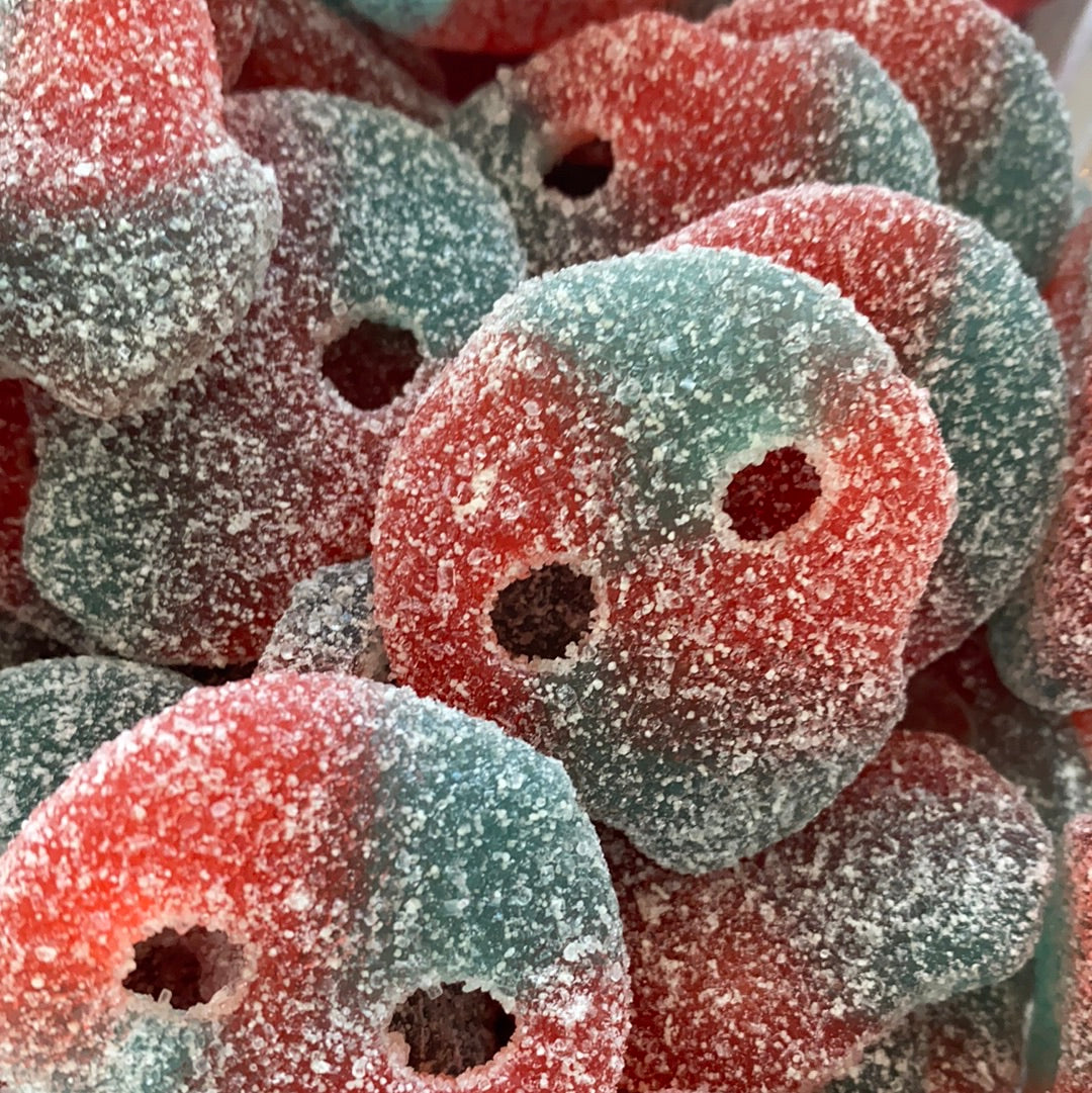 Red & Blue Skulls Gelatin Free Gluten Free