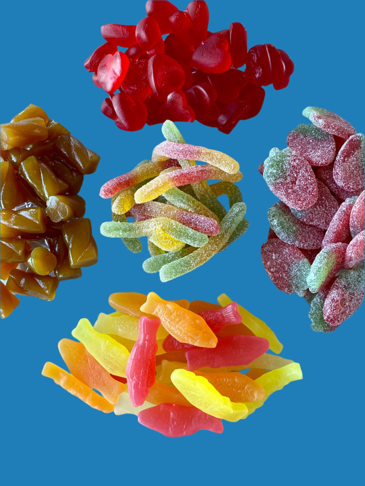 big swedish candy plate