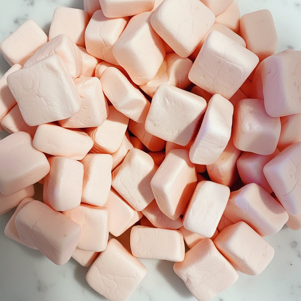 swedish candy strawberry sugar cube