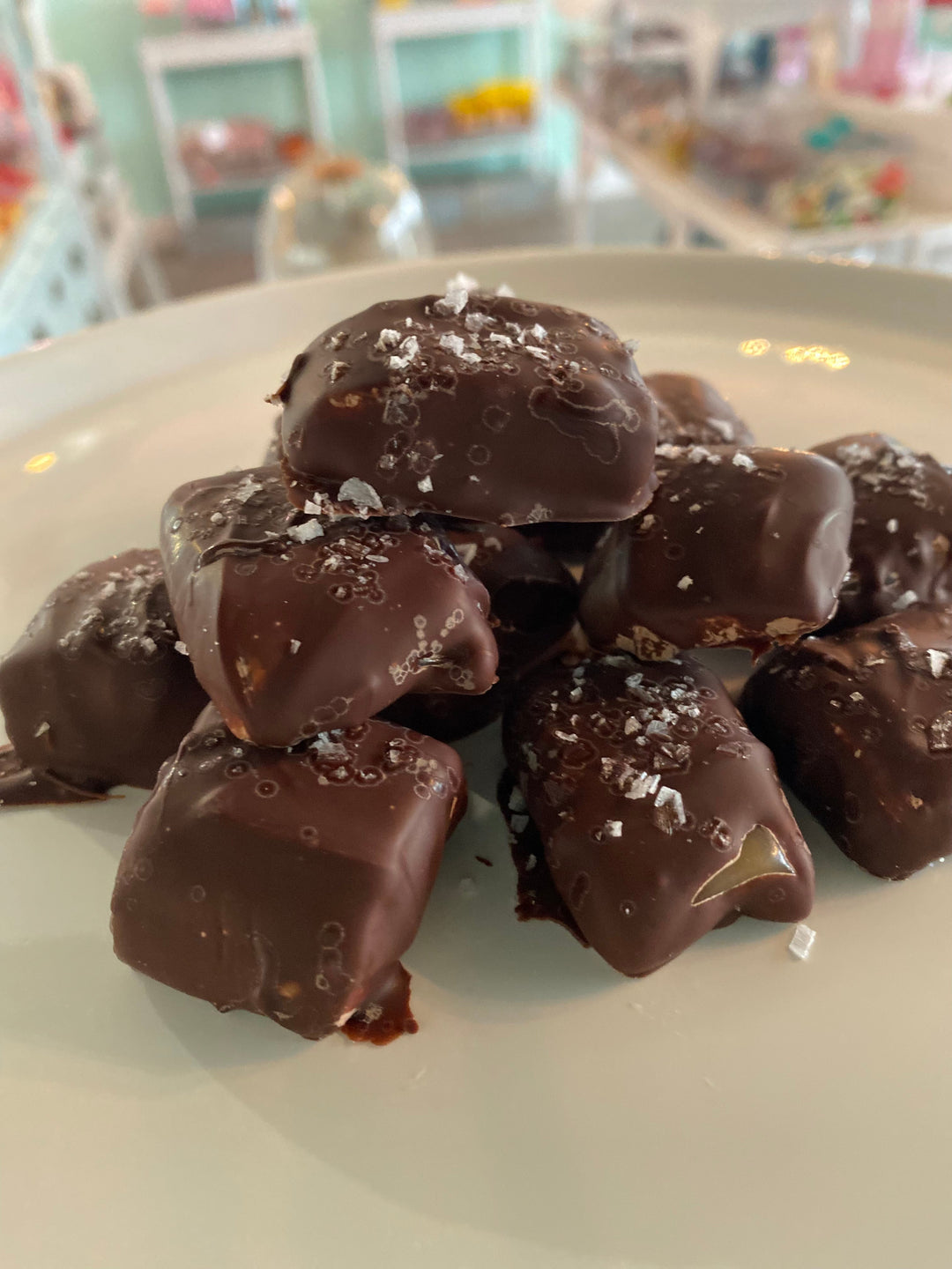 Swedish Sea Salt Dark Chocolate Caramels 5