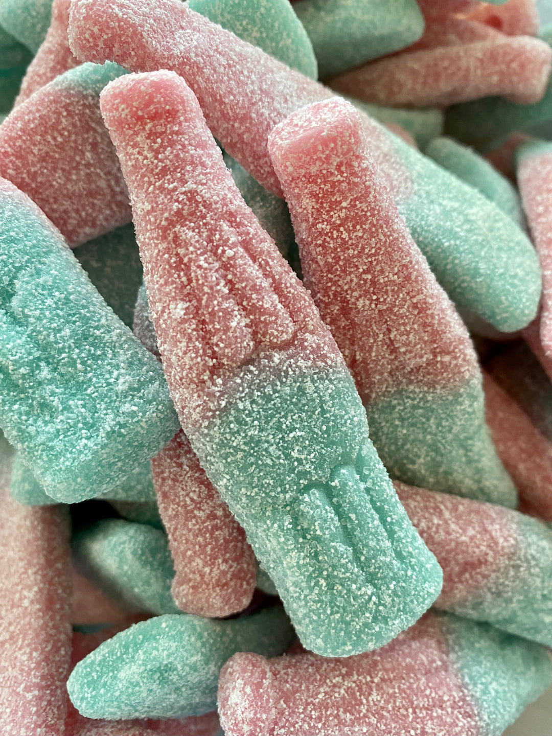 Bubblegum flavored Sour Bottles   GLUTEN FREE