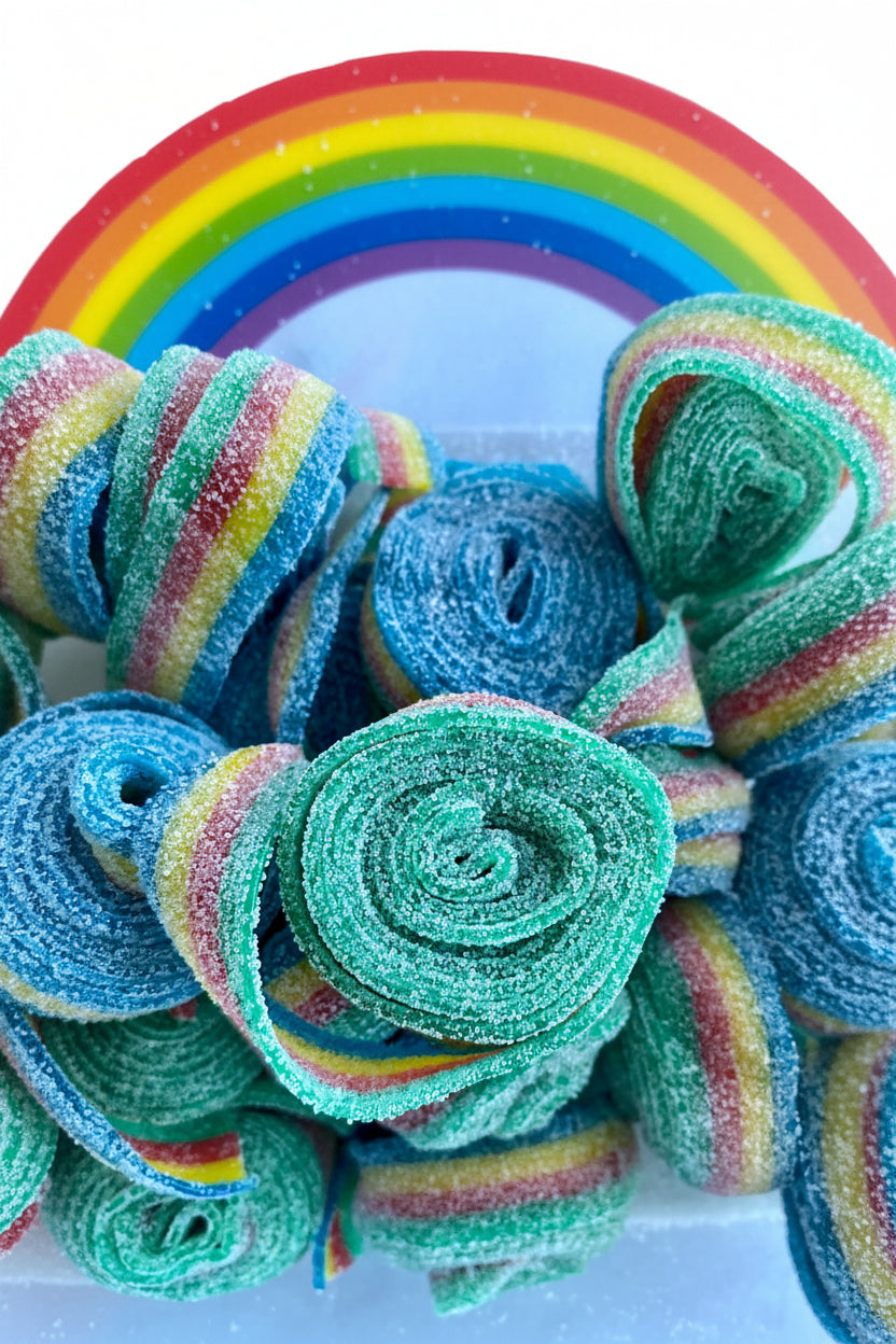 Rainbow Fizzy rolls 
