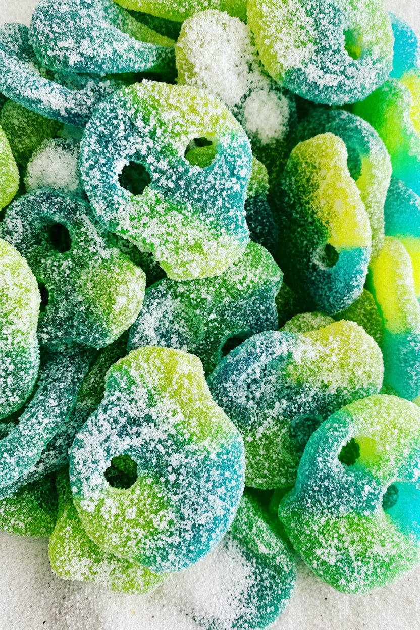 swedish candy sour skulls